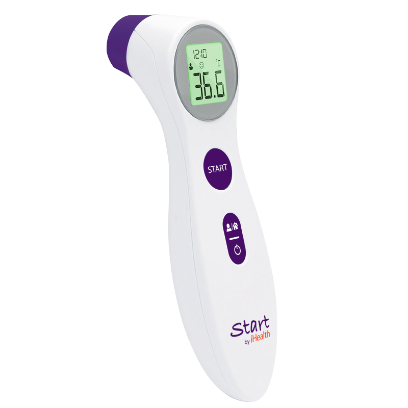 iHealth Thermomètre infrarouge sans contact PT3, mesure la température iHealth Thermomètre infrarouge sans contact PT3, mesure la température